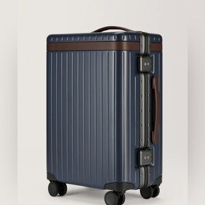 Navy Blue Hard Shell Suitcase